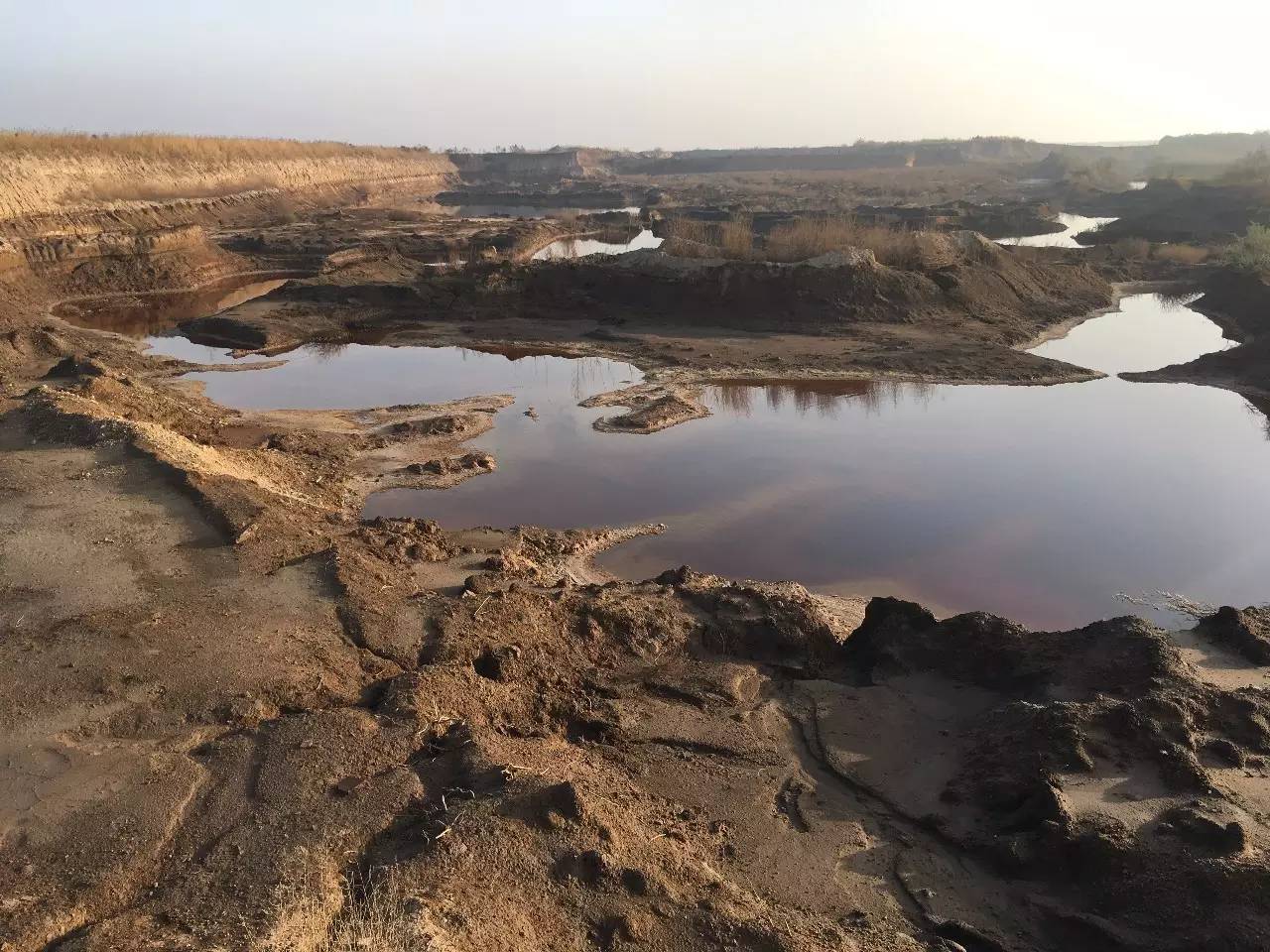 天津静海污水渗坑,华北现超级污水渗坑