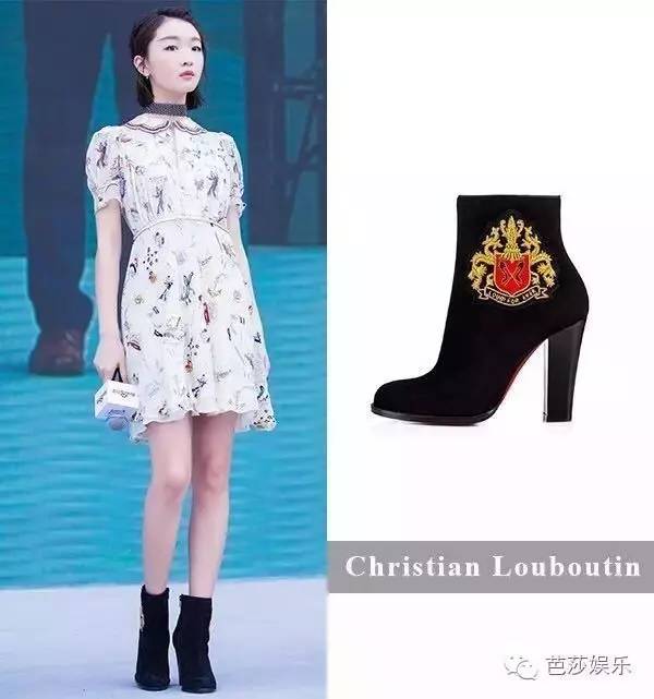 唐嫣休闲短靴搭配,唐嫣长靴子穿搭