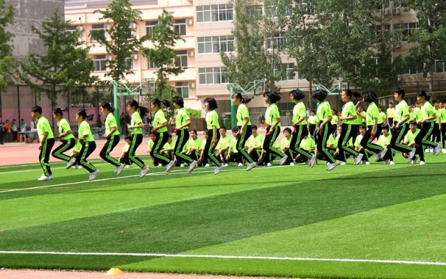 狂欢嘉年华表演,济南市中区小学春季运动会