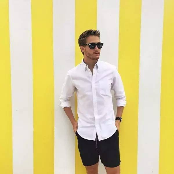 夏天短裤怎么穿才不像大叔,短裤穿起来不好看