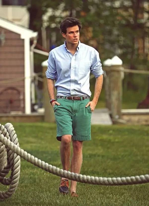 夏天短裤怎么穿才不像大叔,短裤穿起来不好看