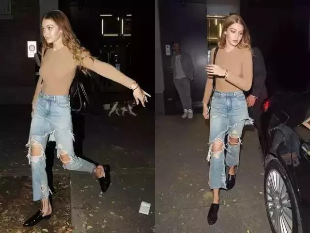 渔网袜潮酷搭配,破洞渔网袜穿搭