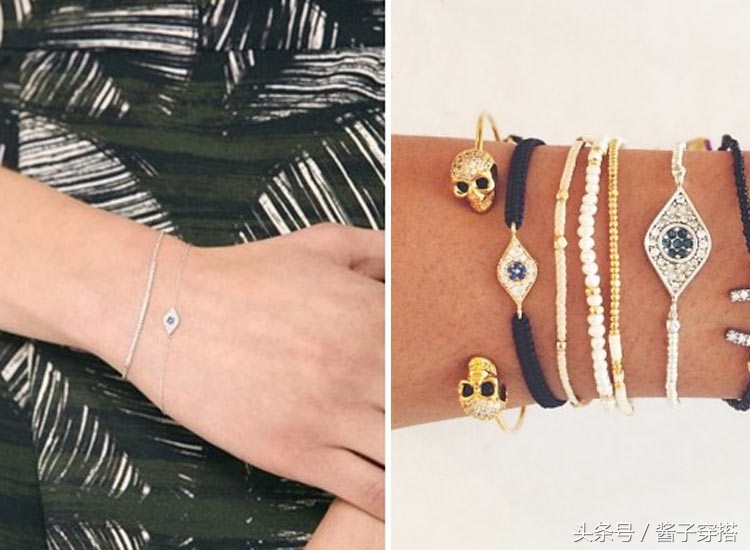 ins小众冷淡风不掉色钛钢手镯,小众原创银手镯ins