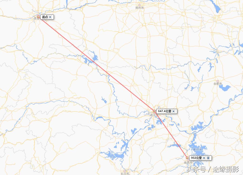 经过湖北最绕的高铁路线，直线900公里绕出了1800公里长度