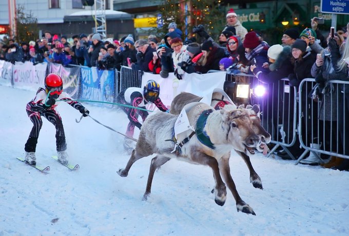 看极光圣诞老人在哪个国家,芬兰极光圣诞老人