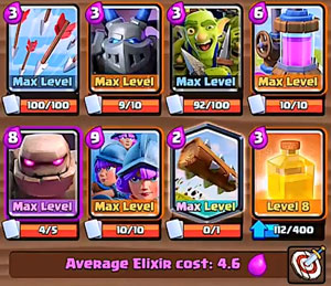 皇室战争法术卡组推荐,皇室战争进攻最强卡组