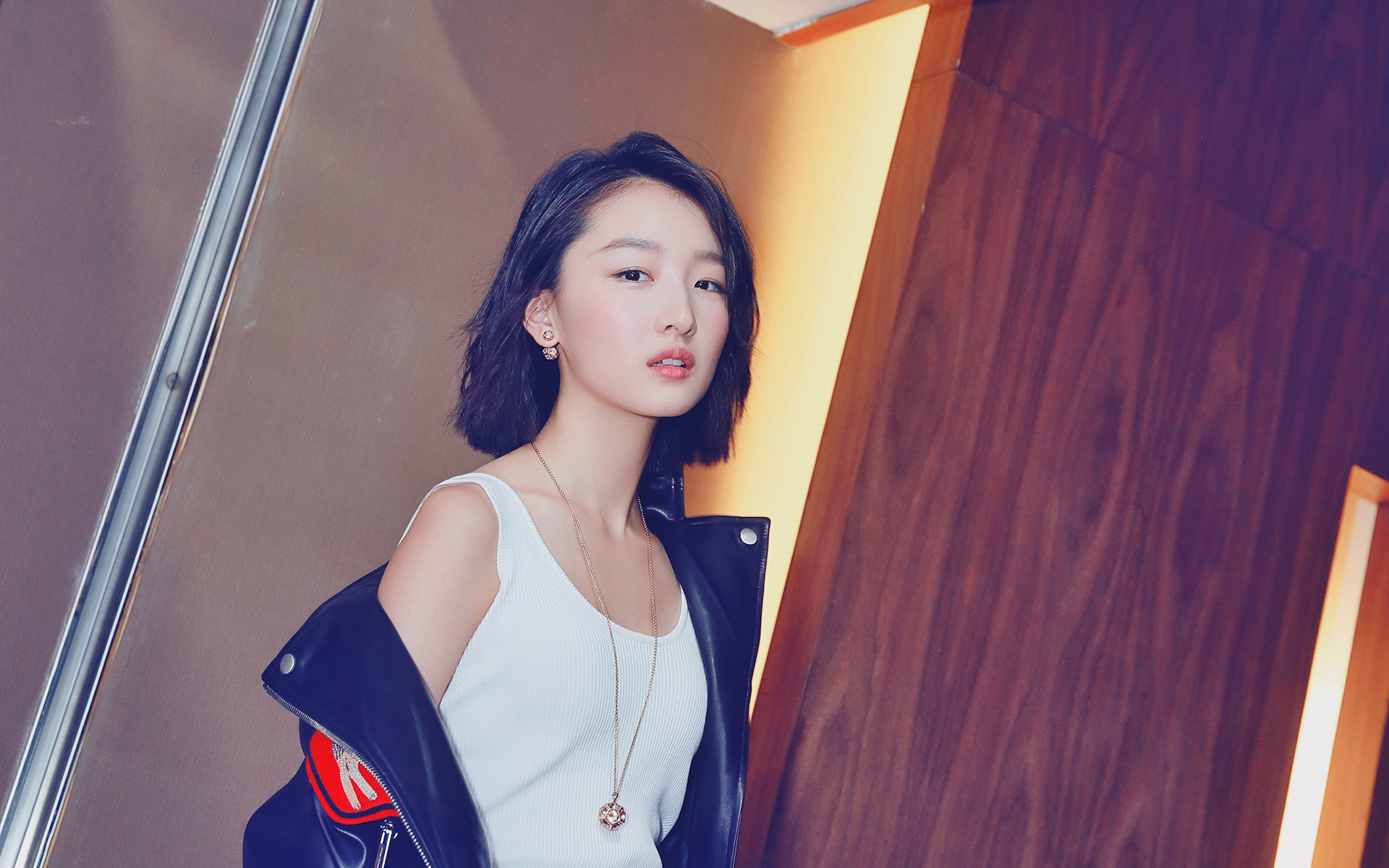 范冰冰短发bobo头亮相,范冰冰短发惊艳韩国