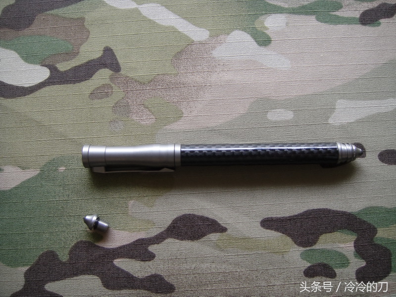 极简风钛合金螺旋战术笔,钛合金战术笔推荐