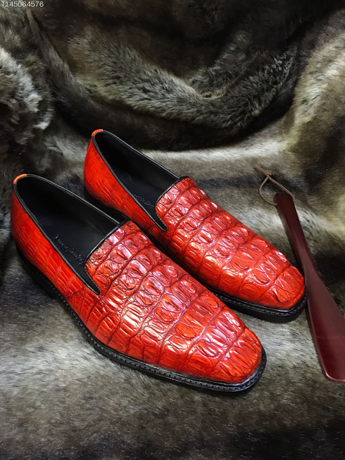 zegna杰尼亚牛津时尚皮鞋,zegna杰尼亚男士鳄鱼皮休闲鞋