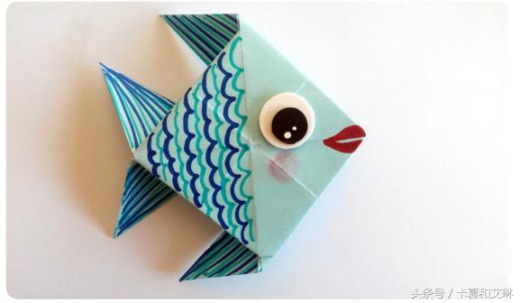 小鱼可以游的手工教程,会游的小鱼手工制作
