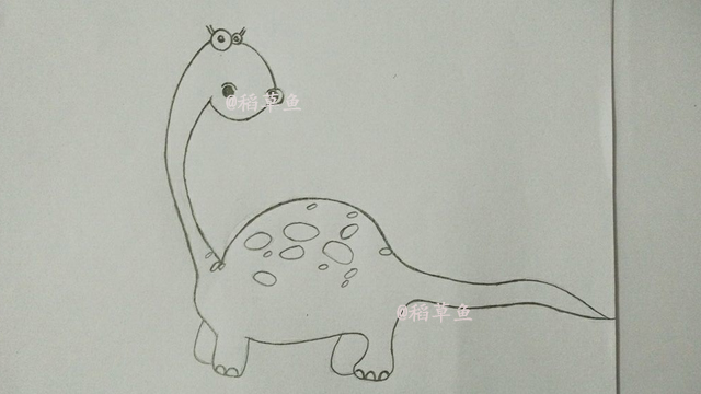 三年级恐龙简笔画带颜色带背景的,南方巨兽龙恐龙简笔画图片大全