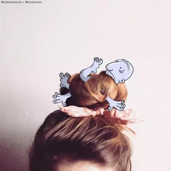 一组黑白手绘插画作品分享,一组手绘人像插画作品分享