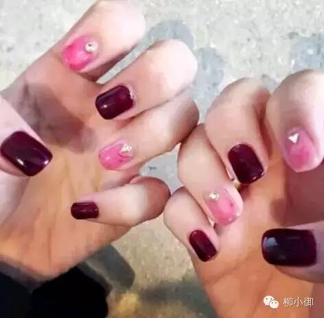 红绿搭配的美甲新年,同学会装b的最高境界