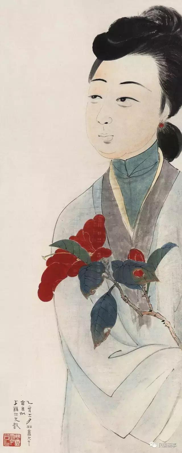 荣宝斋傅抱石湘夫人版画,傅抱石晚年生活