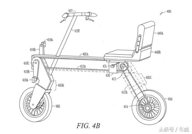电动汽车充电折叠车,科技感十足的折叠电动车