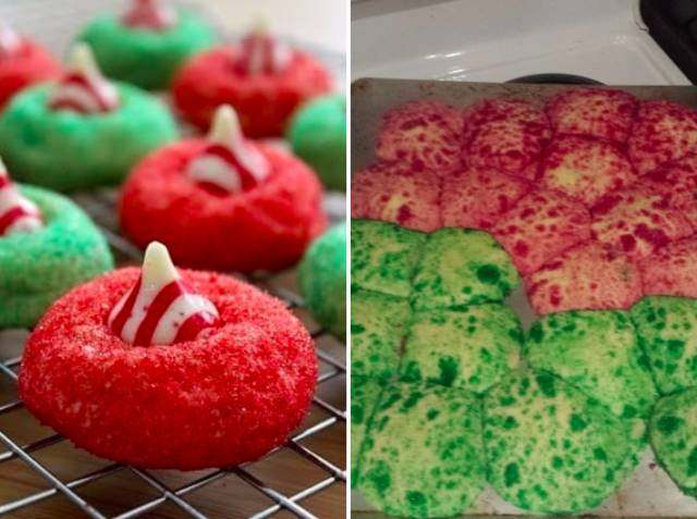 女朋友烤的蛋黄酥,女朋友爱吃的饼干