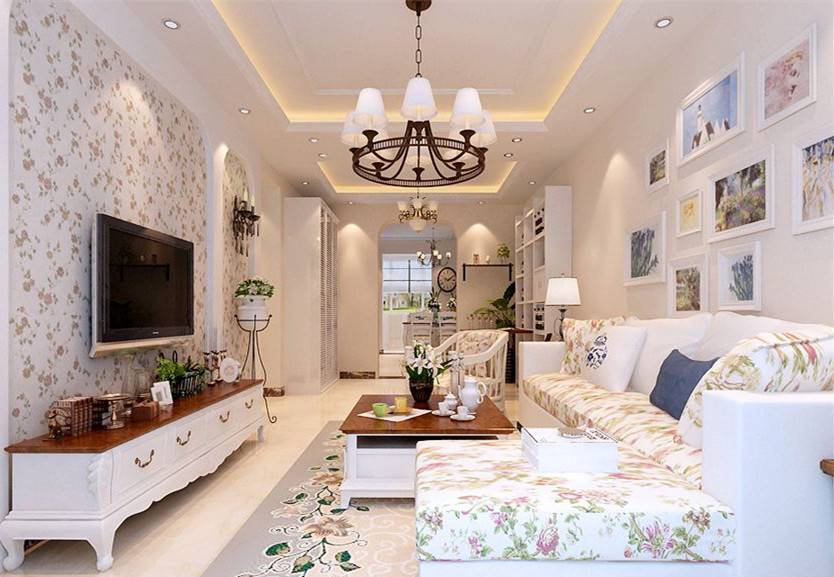 环保嘉苑三居房,环保房子装修效果图