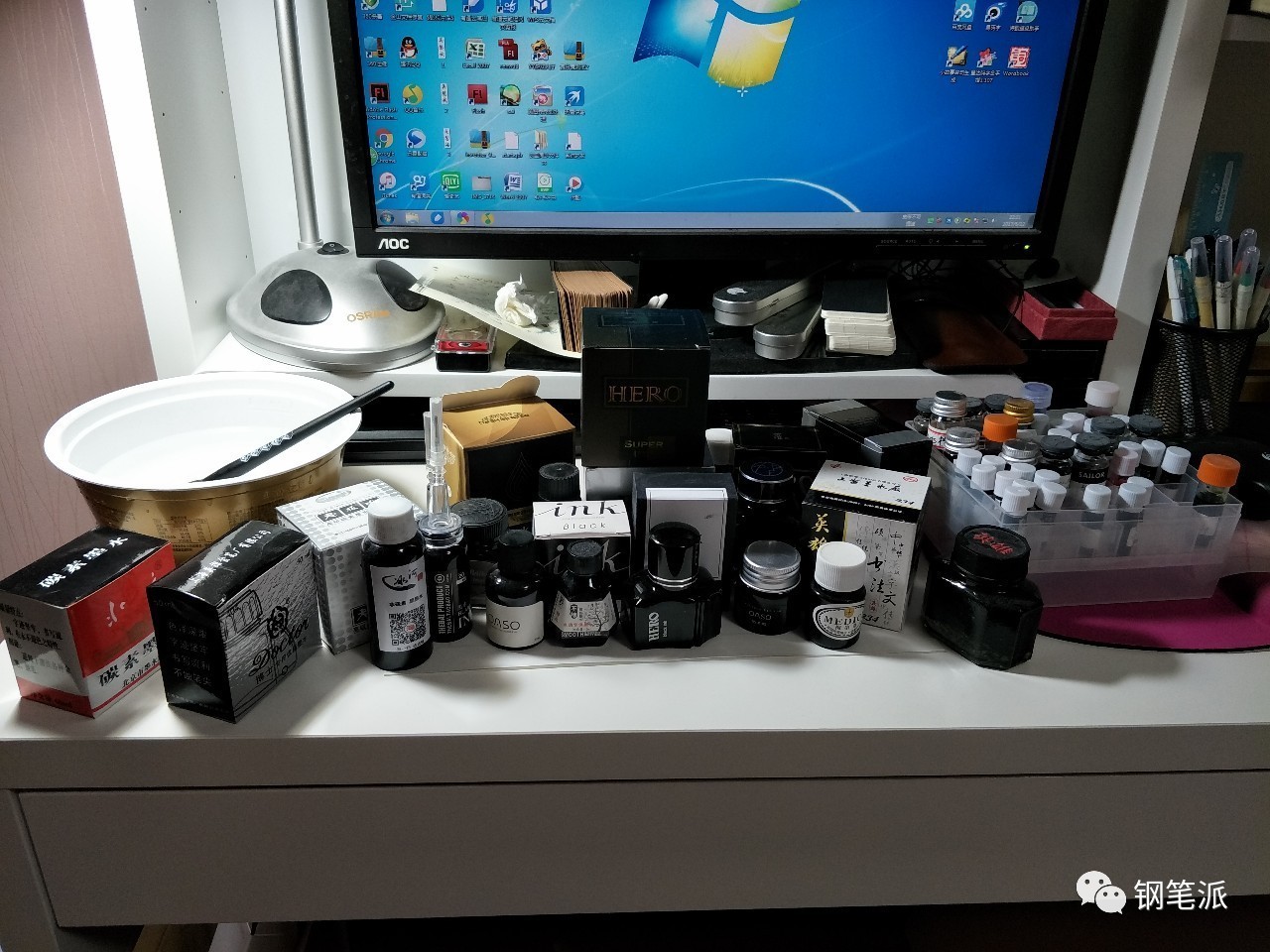 国产蓝黑色墨水测评,变态墨水