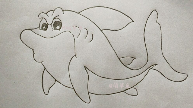 简笔画凶猛一点的老虎,简单凶狠简笔画