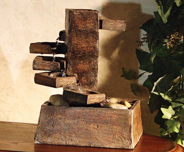 中国风水学：流动的水象征健康和财富，那赶快买个台式喷泉回家吧