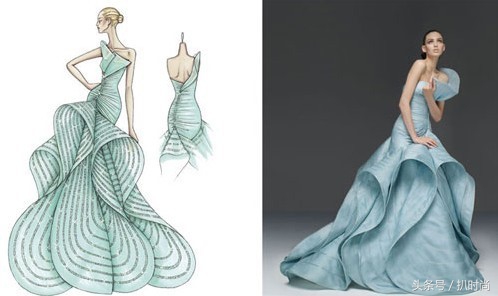 礼服好高级感,怎么画礼服设计手稿图