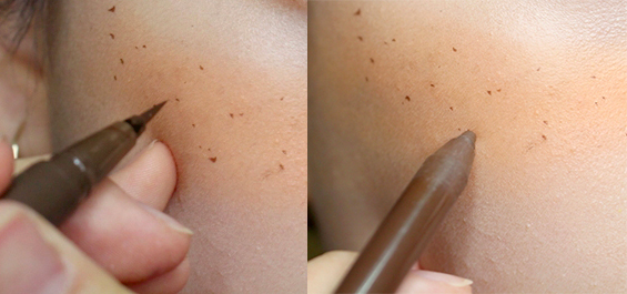 流星眉的化妆方法,流星眉妆容