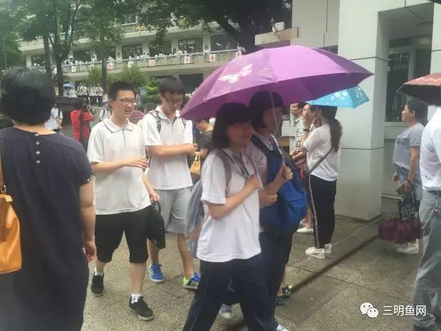 三明高考现场,三明高考第一天