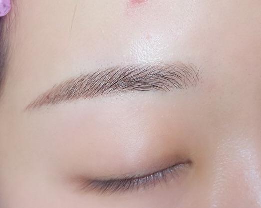 绣眉的后期效果图,绣眉后期成什么样