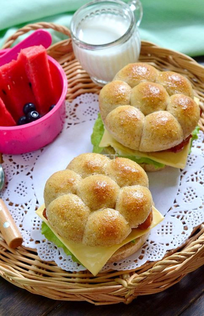 好吃的汉堡包宝宝,小孩子最爱吃的汉堡包