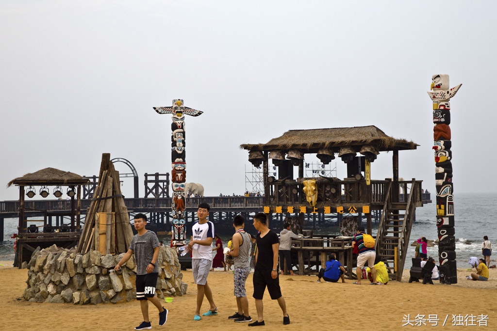 秦皇岛碧螺塔海上公园海上魔幻秀,秦皇岛碧螺塔海上酒吧公园好玩吗