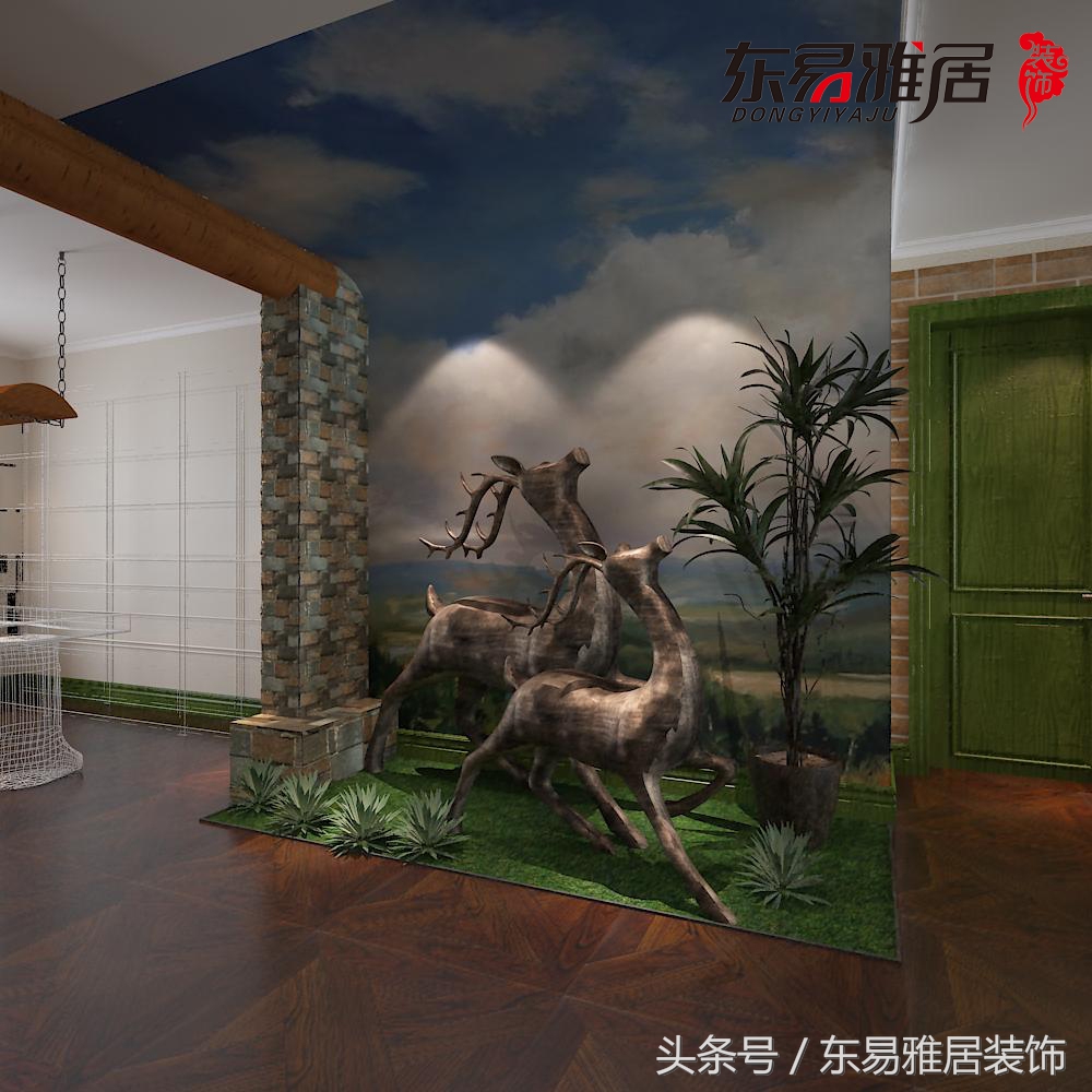 大庆装修公司哪家好-东易雅居装饰-万达167㎡效果图