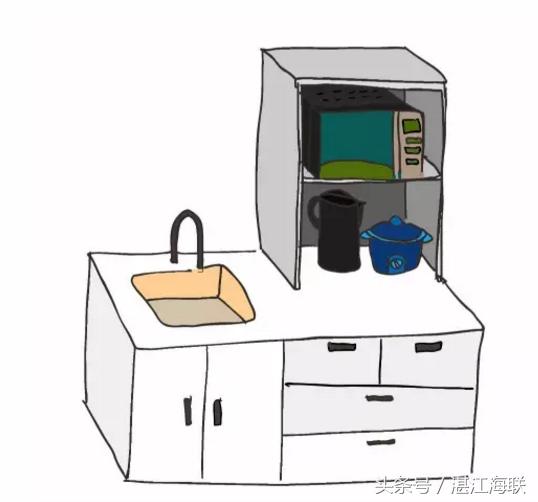 厨房台面小怎么收纳小家电,学会这些小技巧收纳整理不再难