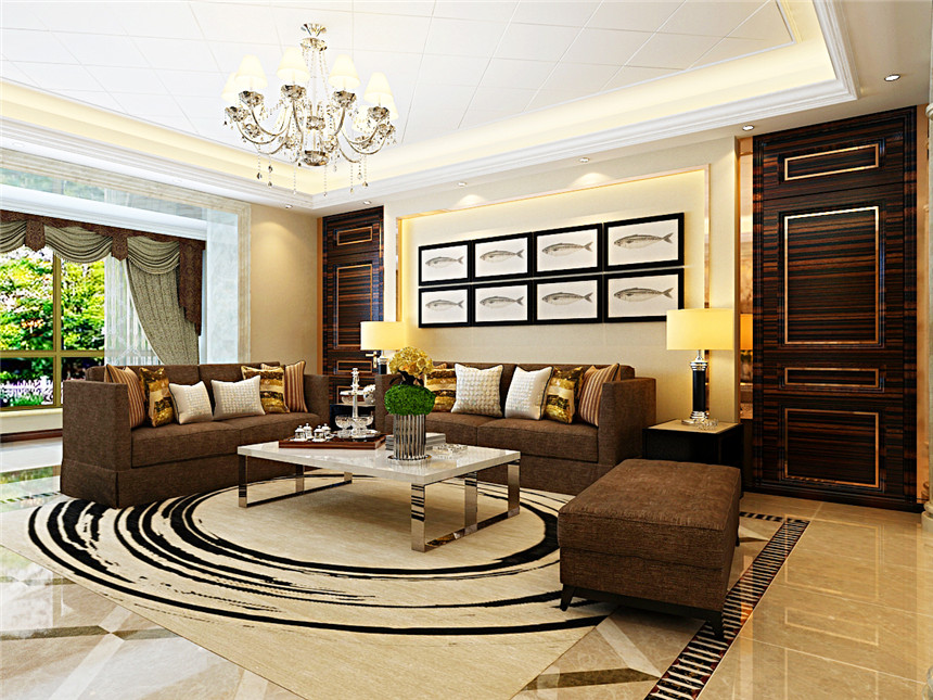 沈阳世茂五里河装修,沈阳方林150平米轻奢装修图