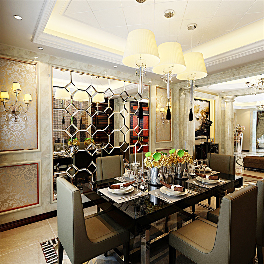 沈阳世茂五里河装修,沈阳方林150平米轻奢装修图