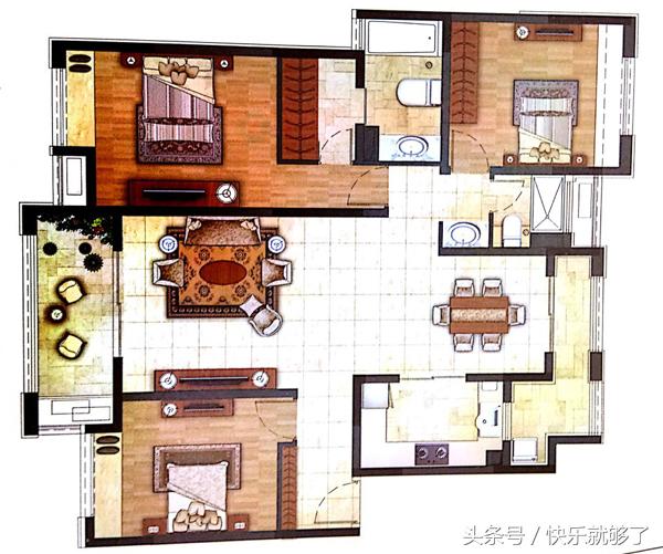 中环国际三期顶楼复式户型图,中环国际公寓三期156平