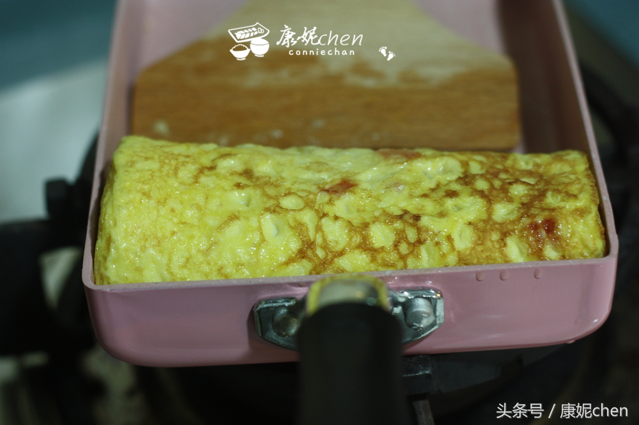 番茄火腿蛋卷如何做,omelette番茄蛋卷