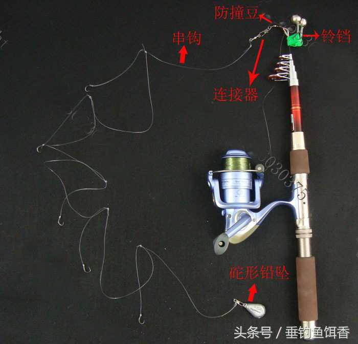 海竿浮钓线组组装方法大全,海竿钓大鱼线组单钩制作