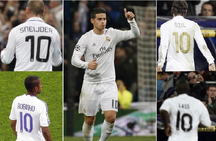 j罗离开皇马后谁穿10号球衣,j罗离开皇马转会费