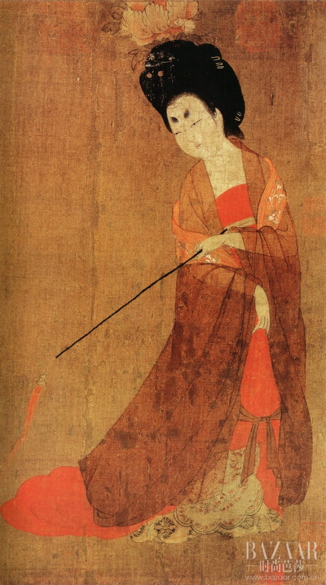 中国风盘扣裙冬搭配裤子,复古连衣裙裙裤搭配