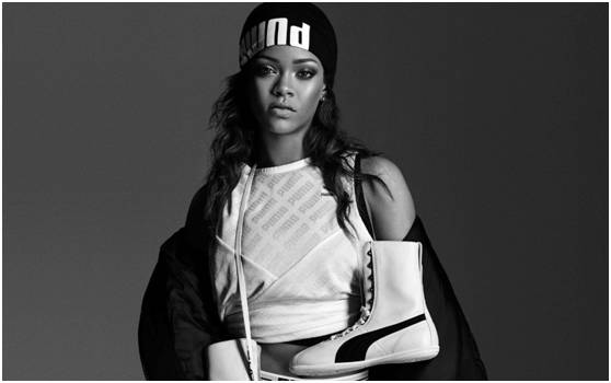 puma蕾哈娜同款鞋 (puma的蕾哈娜穿搭)