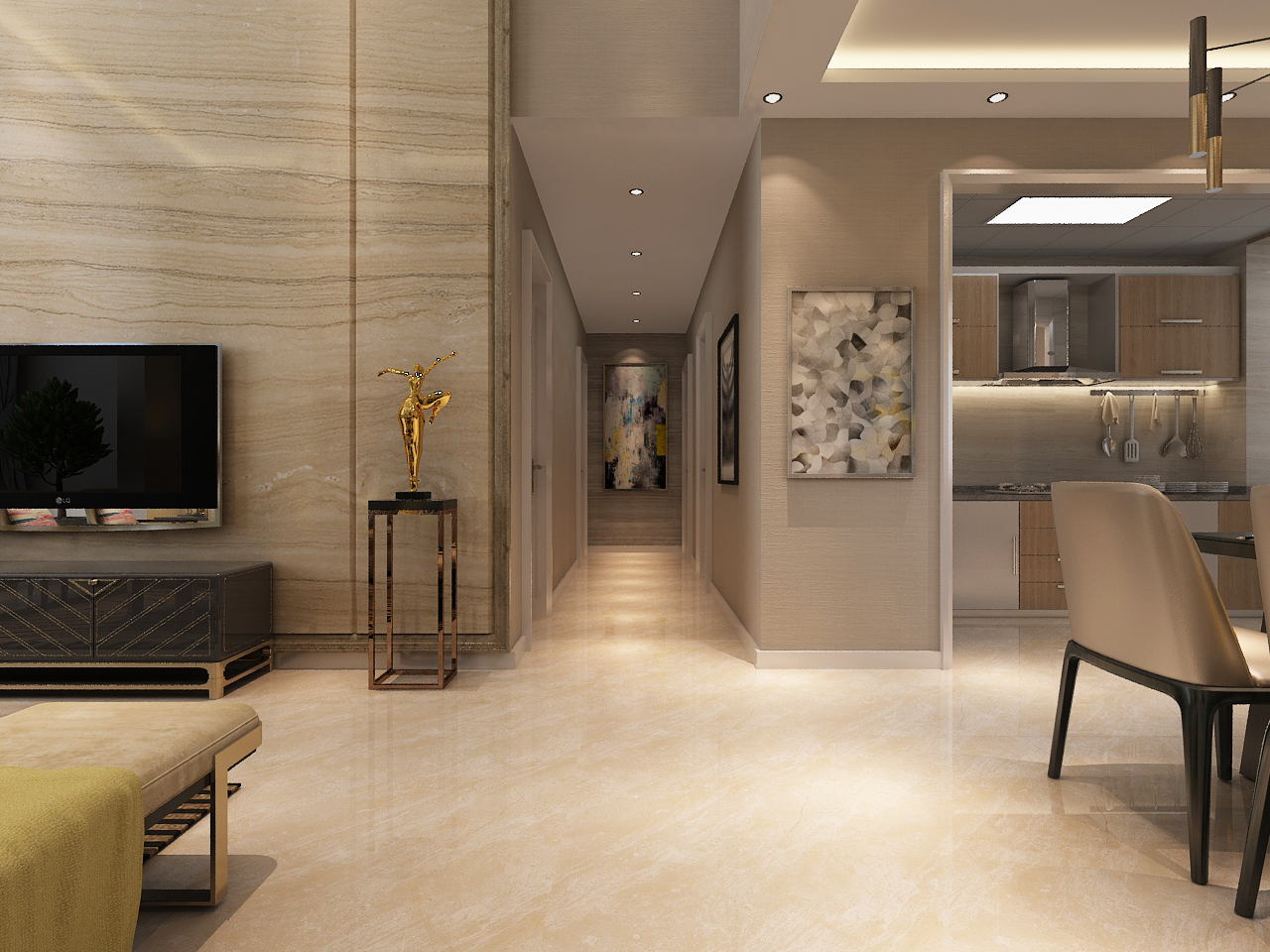 沈阳方林装饰效果图,沈阳方林装修风格图