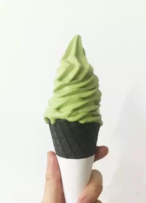 杭州手打抹茶冰淇淋,夏天必不可少的抹茶冰淇淋