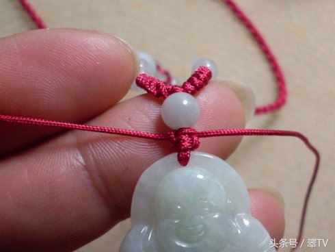 翡翠玉绳子绑法,绑翡翠教程