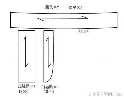 服装裁剪教学哈伦裤,女牛仔裤裁剪教程和尺寸