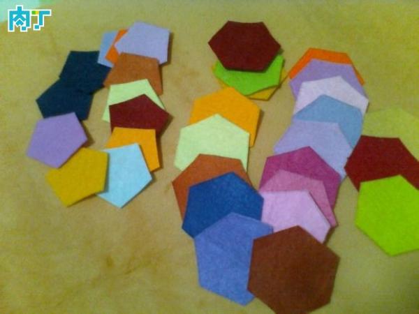 不织布足球的做法图片,不织布做足球视频教程