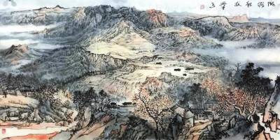 张兴中国画一平尺,张兴全国画