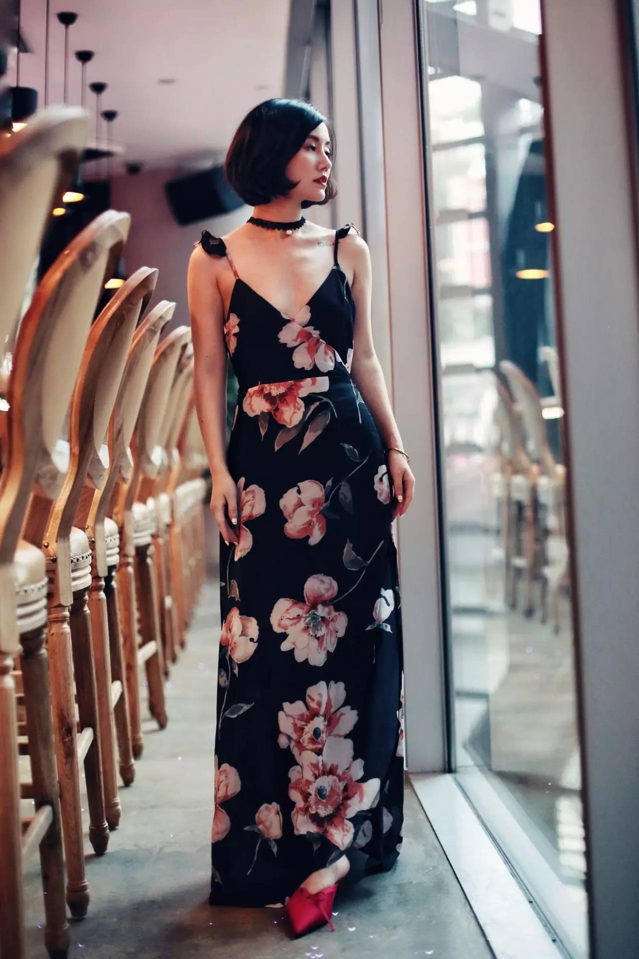 草芽绿连衣裙,连衣裙青草色