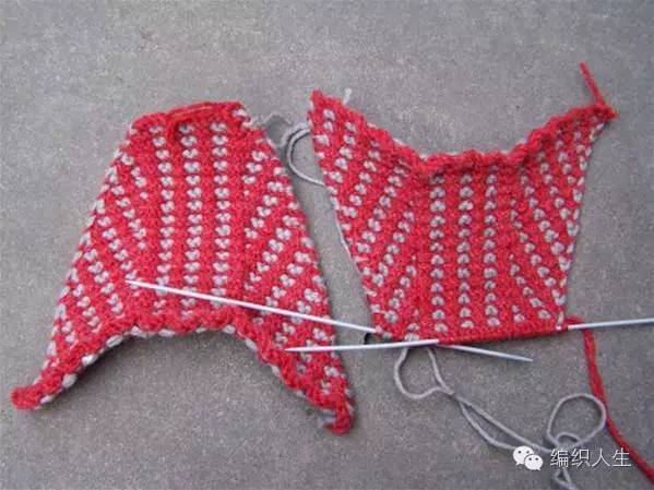 棒针毛线拖鞋编织教程全过程简单,毛线拖鞋棒针水草花编织视频