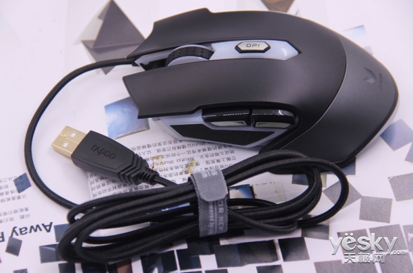 幻彩RGB全面升级雷柏V302电竞游戏鼠标评测