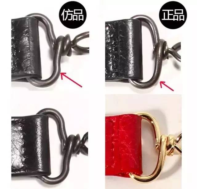 巴黎世家机车包金属铁标真假,巴黎世家机车包五金